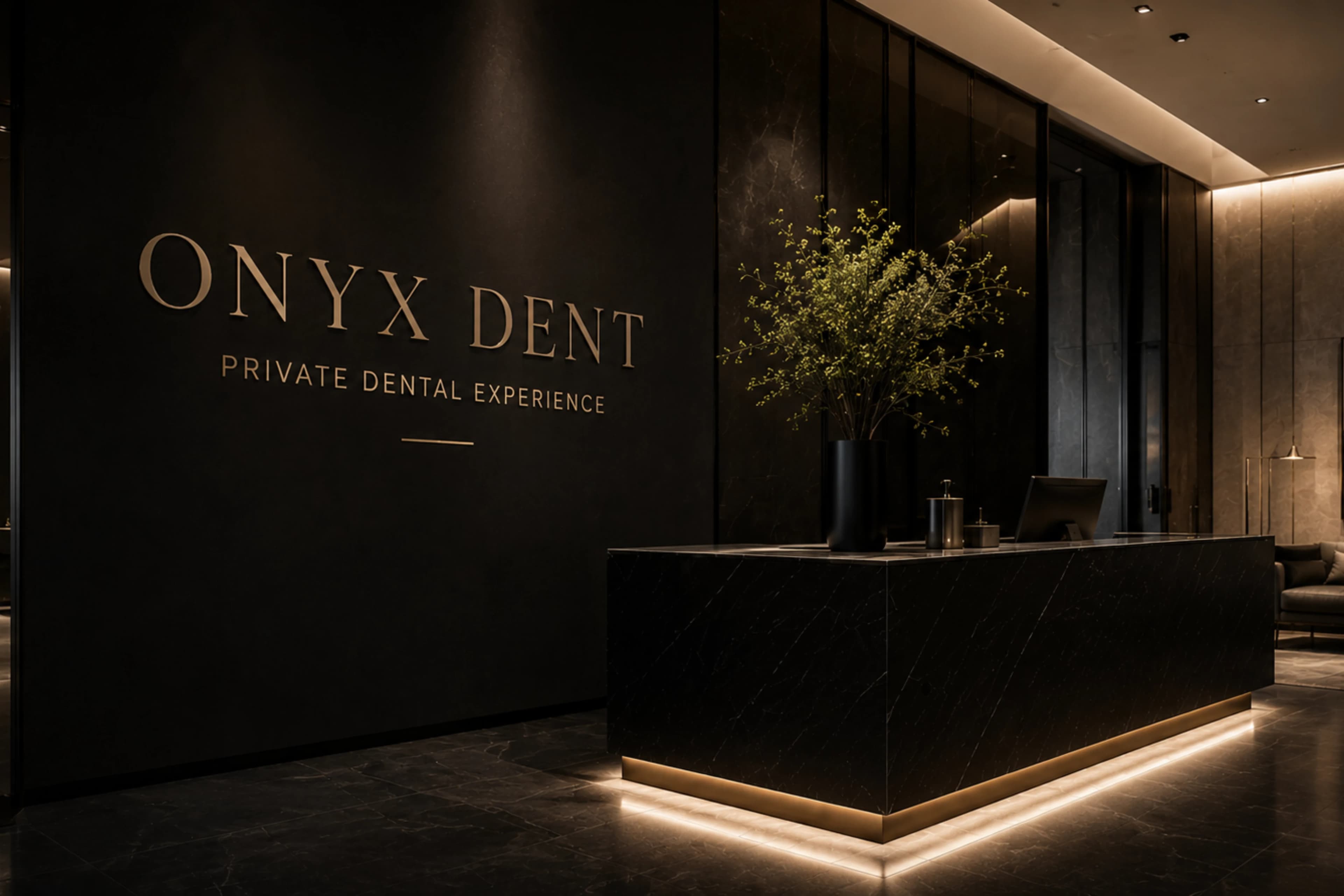 Onyx Dent prémium fogászati klinika, nyugodt, rendezett rendelői környezet.